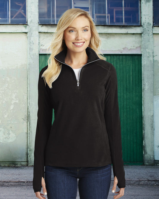 Port Authority® Ladies Microfleece 1/2-Zip Pullover - L224